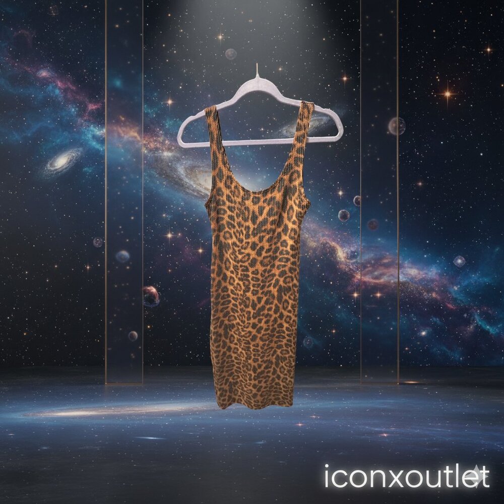 Taylor Jay Exclusive | Leopard Ribbed Midi Bodycon Dress